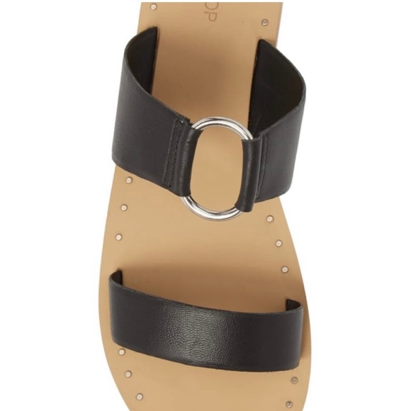 Topshop Black Sandals Size 38 - Picture 4 of 9